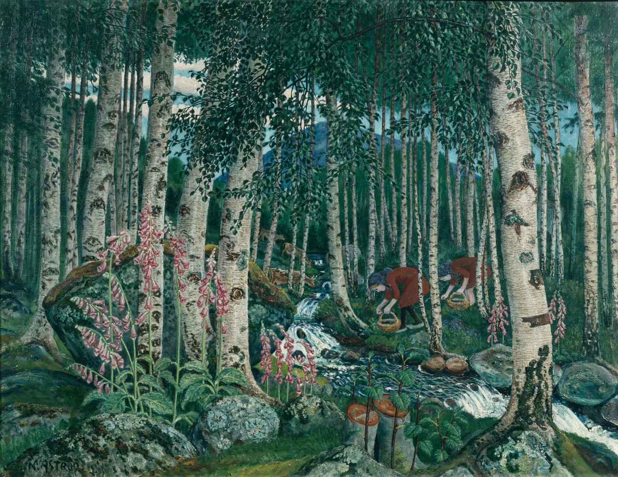 Naparstnice autorstwa Nikolai Astrup