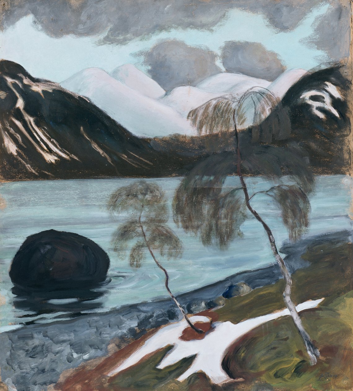 Jezioro Jølster autorstwa Nikolai Astrup