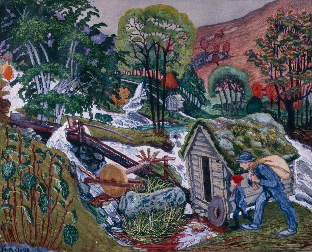gong dla kobiet autorstwa Nikolai Astrup