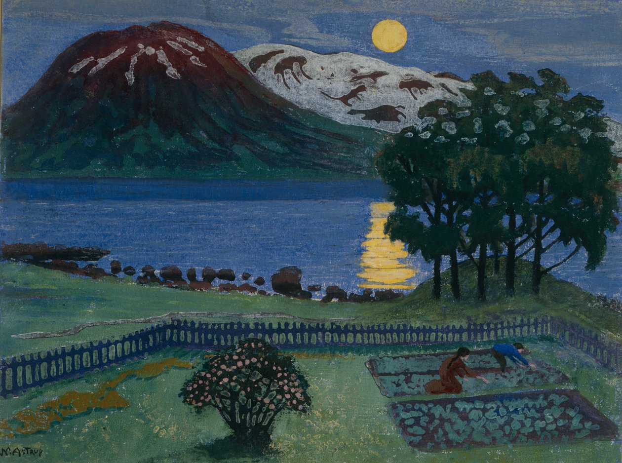 Majowy Księżyc autorstwa Nikolai Astrup