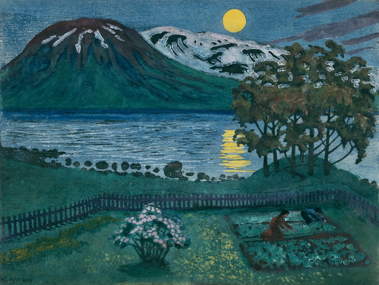 Może księżyc autorstwa Nikolai Astrup