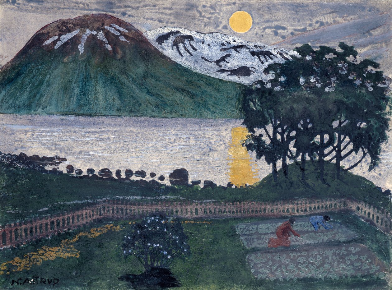 Majowy księżyc autorstwa Nikolai Astrup