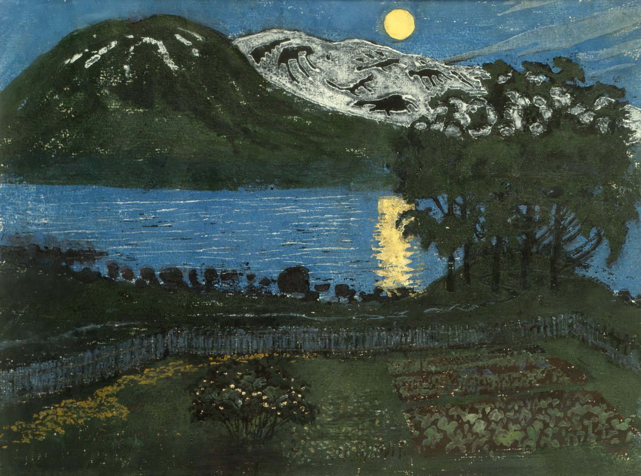 Majowy księżyc autorstwa Nikolai Astrup