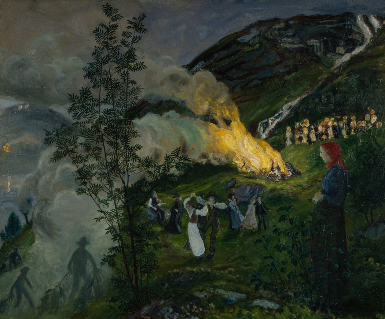 Letni Pożar autorstwa Nikolai Astrup