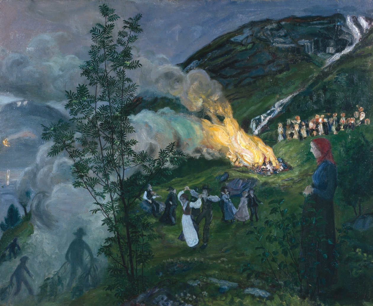 Pożar letni autorstwa Nikolai Astrup