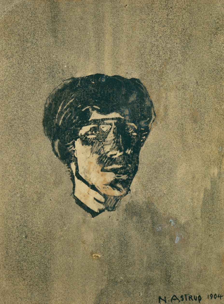 Mały autoportret autorstwa Nikolai Astrup
