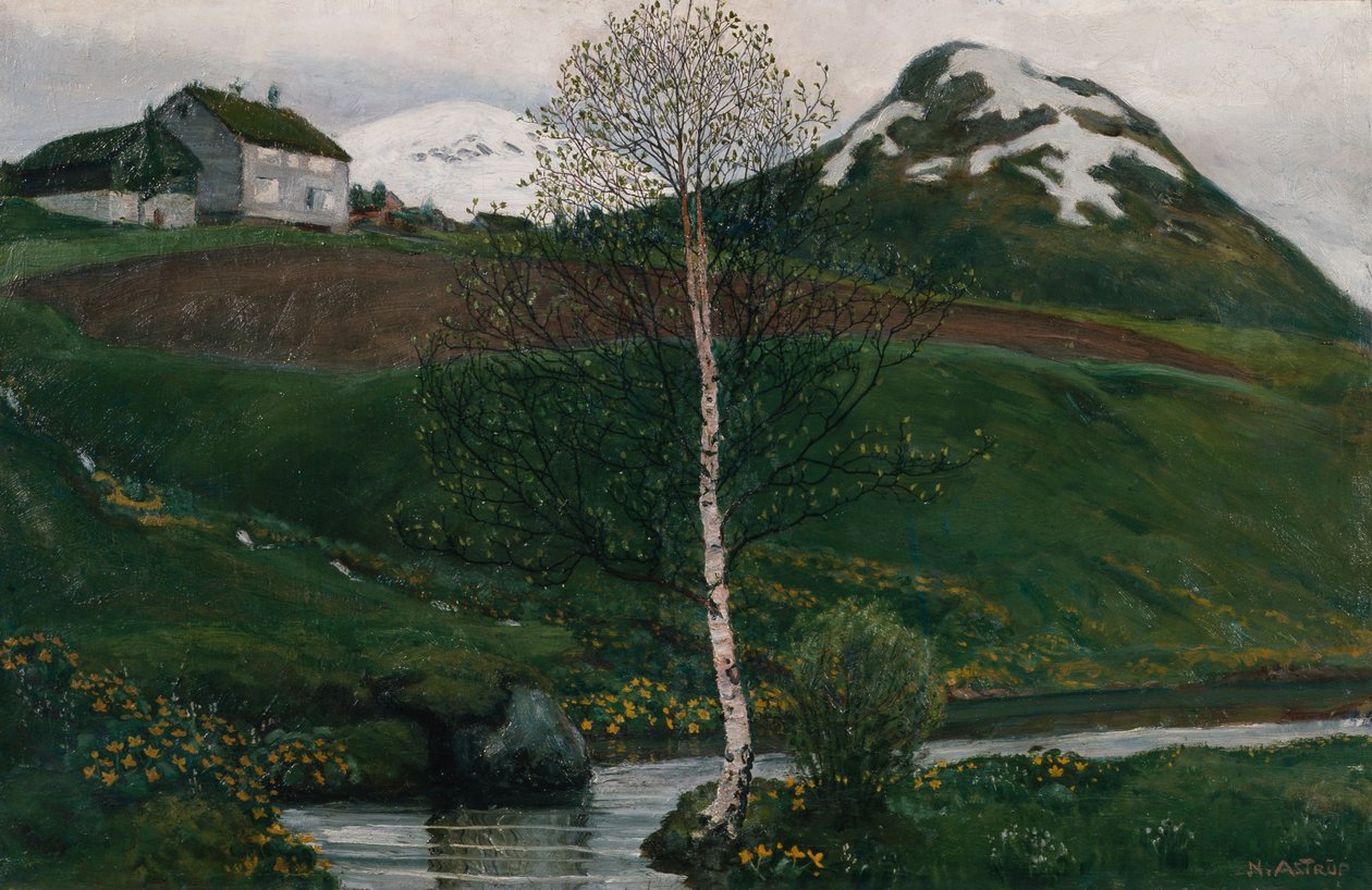 Wiosenna atmosfera autorstwa Nikolai Astrup