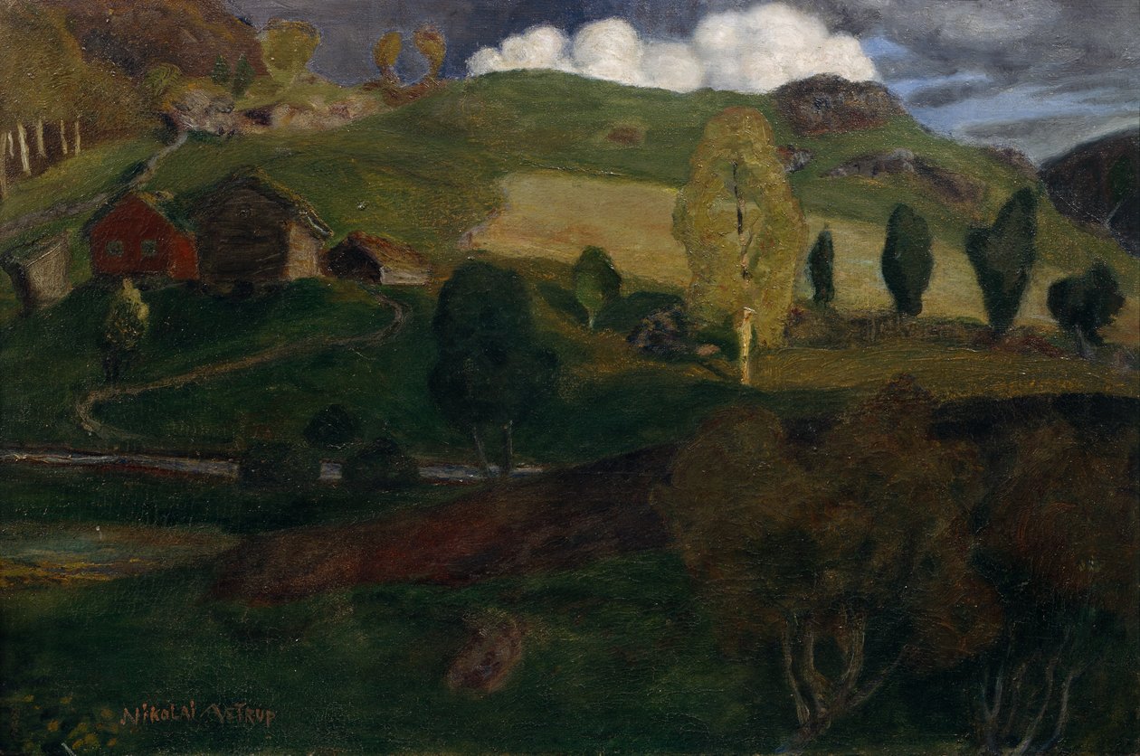 Wiosenny wieczór autorstwa Nikolai Astrup