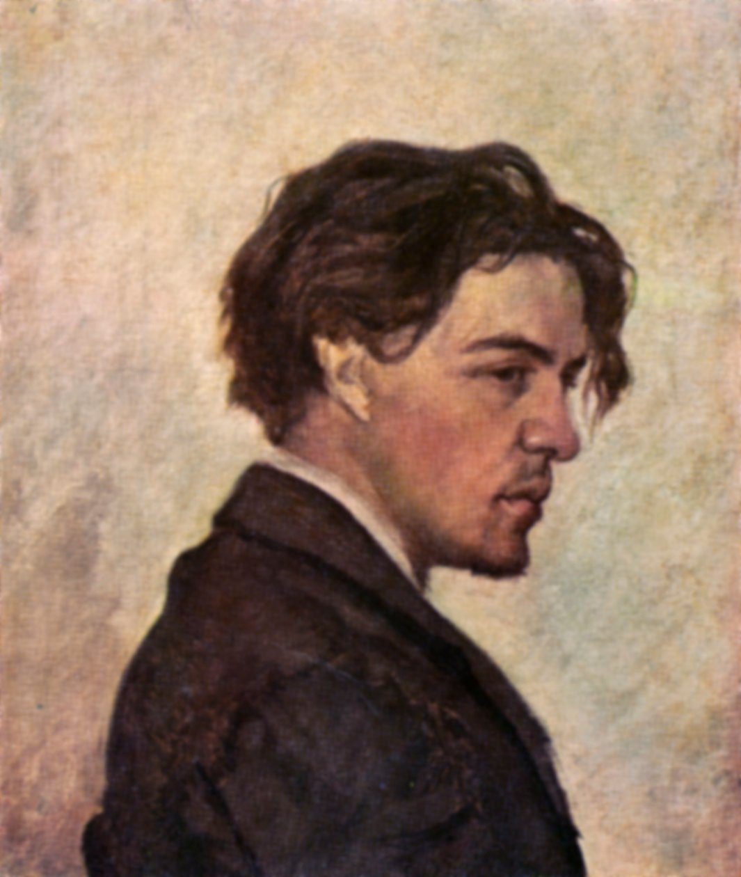 Portret Antona Czechowa – nikolai chekhov autorstwa Nikolai Chekhov
