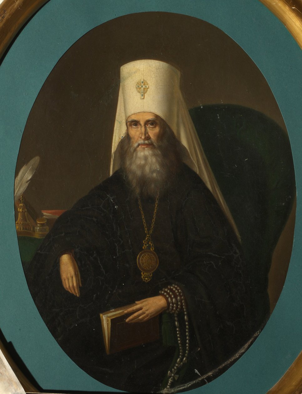 Portret metropolity Filareta moskiewskiego 1782-1867, lata 60. XIX wieku autorstwa Nikolai Danilovich Sprevitch