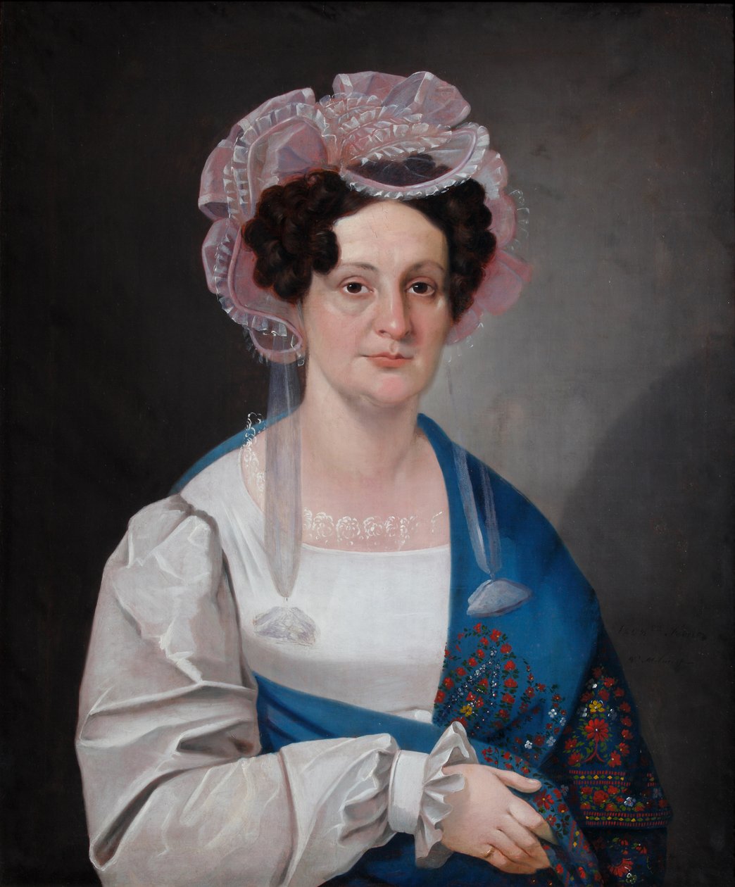 Portret Olgi Matwiejewny Gołowiny, z domu Daszkowa 1798-1840, 1828 autorstwa Nikolai Dmitrievich Mylnikov