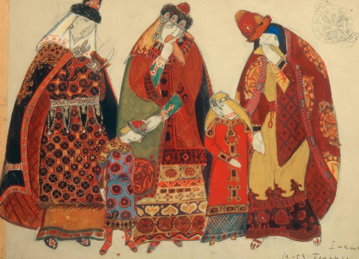 Borodin, Książę Igor / Figurki Roerich autorstwa Nikolai Konstantinowitsch Roerich
