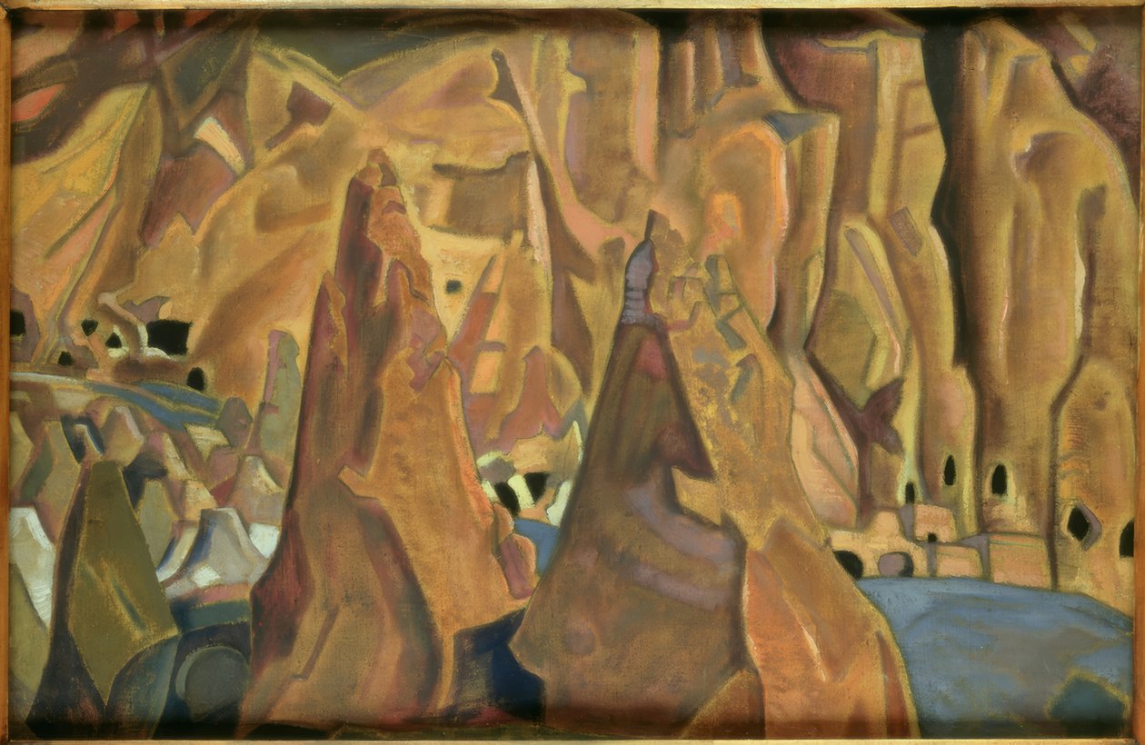 Carlsbad Caverns / obraz N.K. Roerich autorstwa Nikolai Konstantinowitsch Roerich