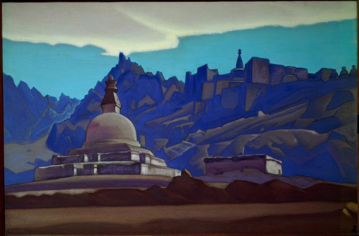 Grabbauten. Ladakh autorstwa Nikolai Konstantinowitsch Roerich