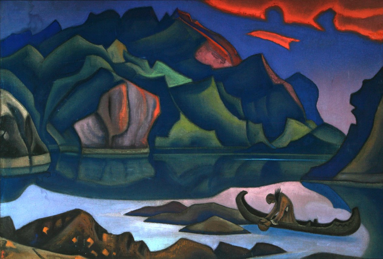 Ukryty skarb, 1947 autorstwa Nikolai Konstantinowitsch Roerich