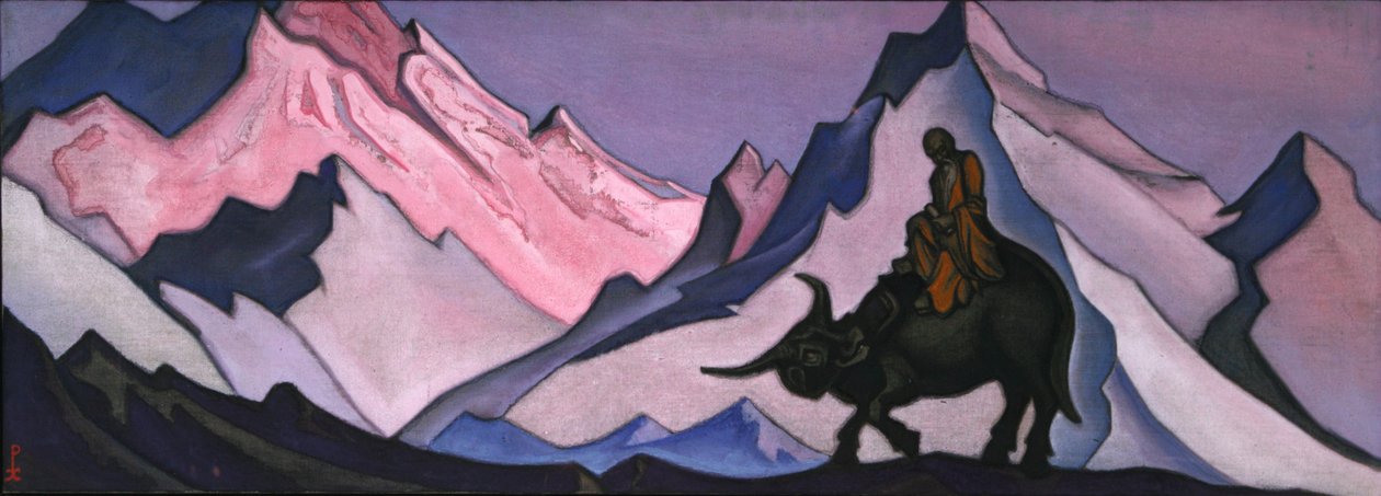 Postacie laotańskie, 1943 autorstwa Nikolai Konstantinowitsch Roerich