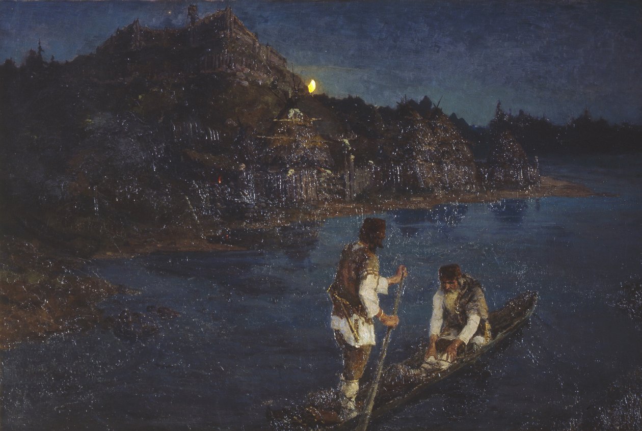 Posłaniec, 1897 autorstwa Nikolai Konstantinowitsch Roerich