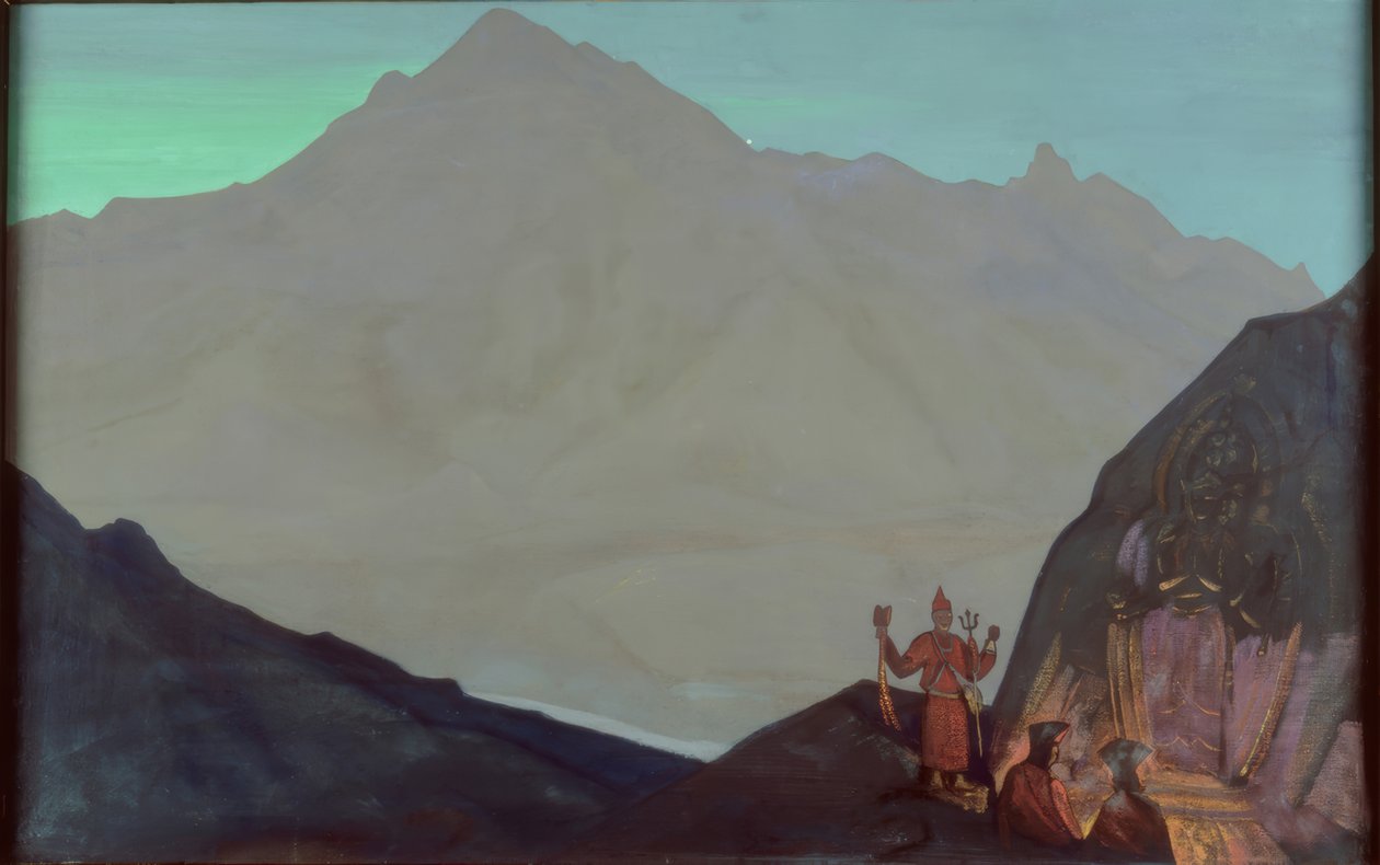 N.K.Roerich, Czenrezig, Tybet Zachodni autorstwa Nikolai Konstantinowitsch Roerich