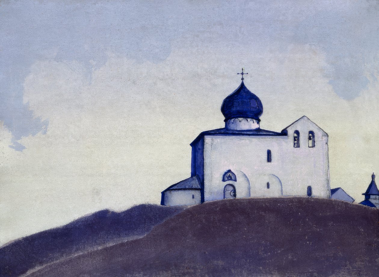 NK Roerich, Kościół św Sergiusza w Ameryce autorstwa Nikolai Konstantinowitsch Roerich