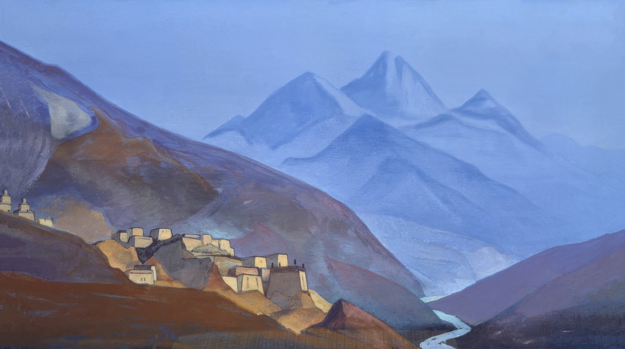No.K.Roerich, Lahaul, Późne Himalaje autorstwa Nikolai Konstantinowitsch Roerich