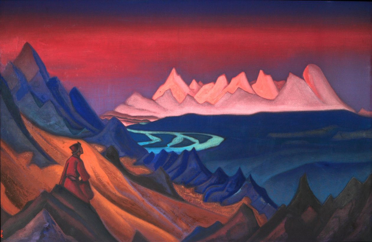 Pieśń Szambali, 1943 autorstwa Nikolai Konstantinowitsch Roerich