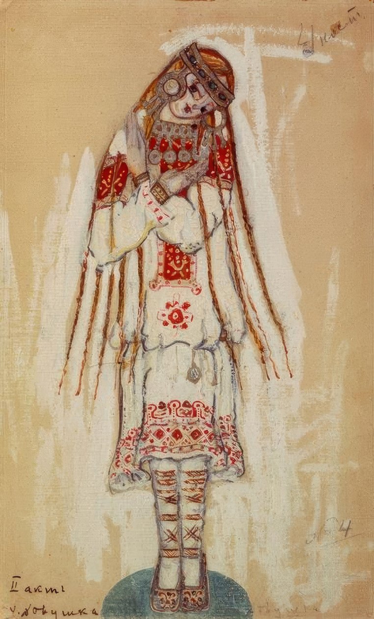 Strawiński, Święto Wiosny / Roerich autorstwa Nikolai Konstantinowitsch Roerich