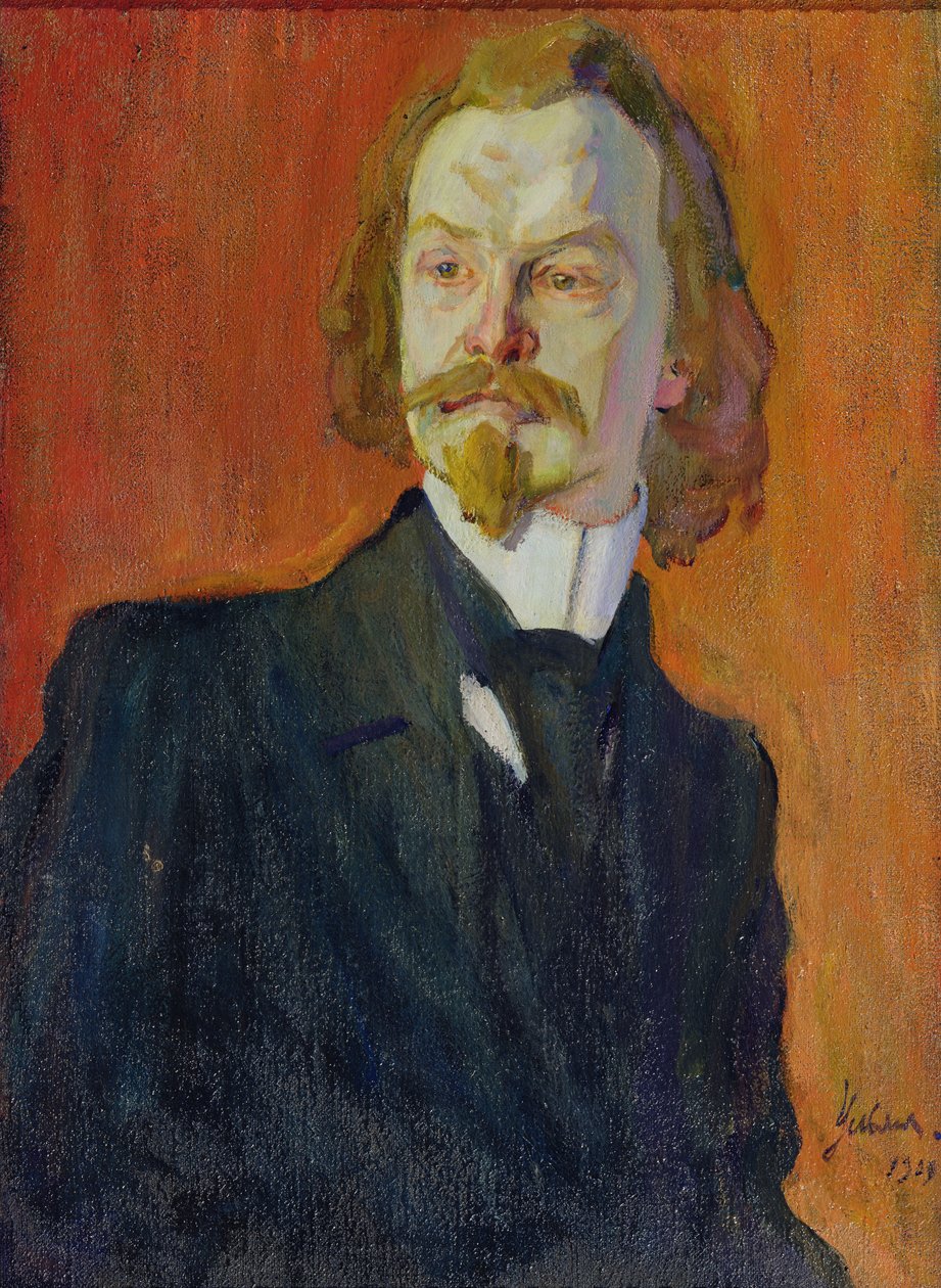 Portret Konstantina Balmonta autorstwa Nikolai Pavlovich Ulyanov