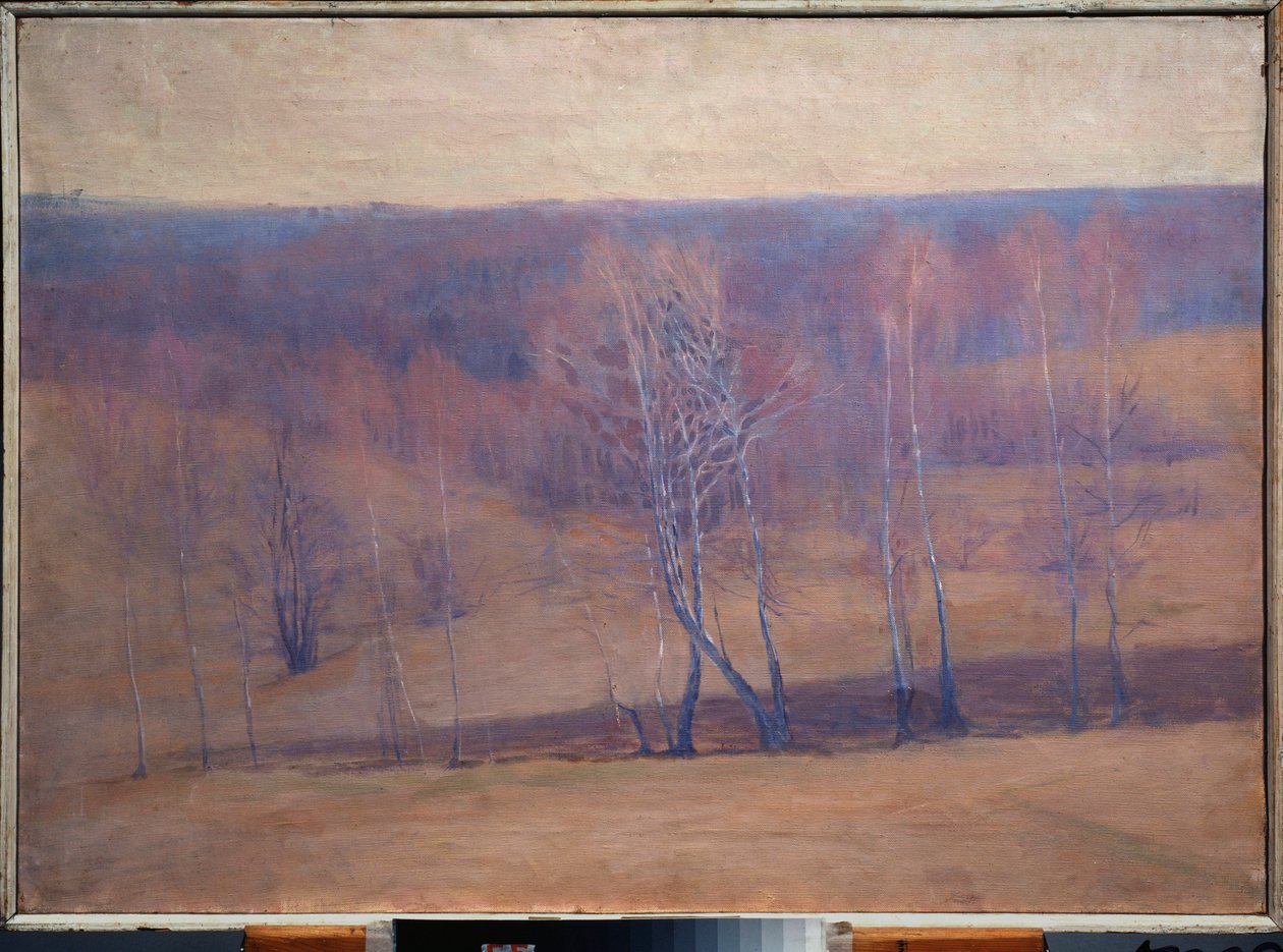 Printemps (Wiosna) - Obraz Nikołaja Pawłowicza Uljanowa (Ulianow) (1875-1949), olej na płótnie - Sztuka rosyjska, przełom XIX i XX wieku, modernizm - Regionalne Muzeum Sztuki, Kaługa (Rosja) autorstwa Nikolai Pavlovich Ulyanov