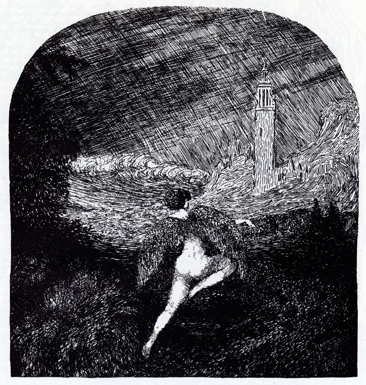 Romantyzm. Symboliczny magazyn Vesy The Balance, 1905 autorstwa Nikolai Petrovich Feofilaktov