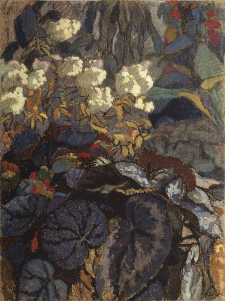 Kwiaty, 1911 autorstwa Nikolai Semyonovich Zaytsev