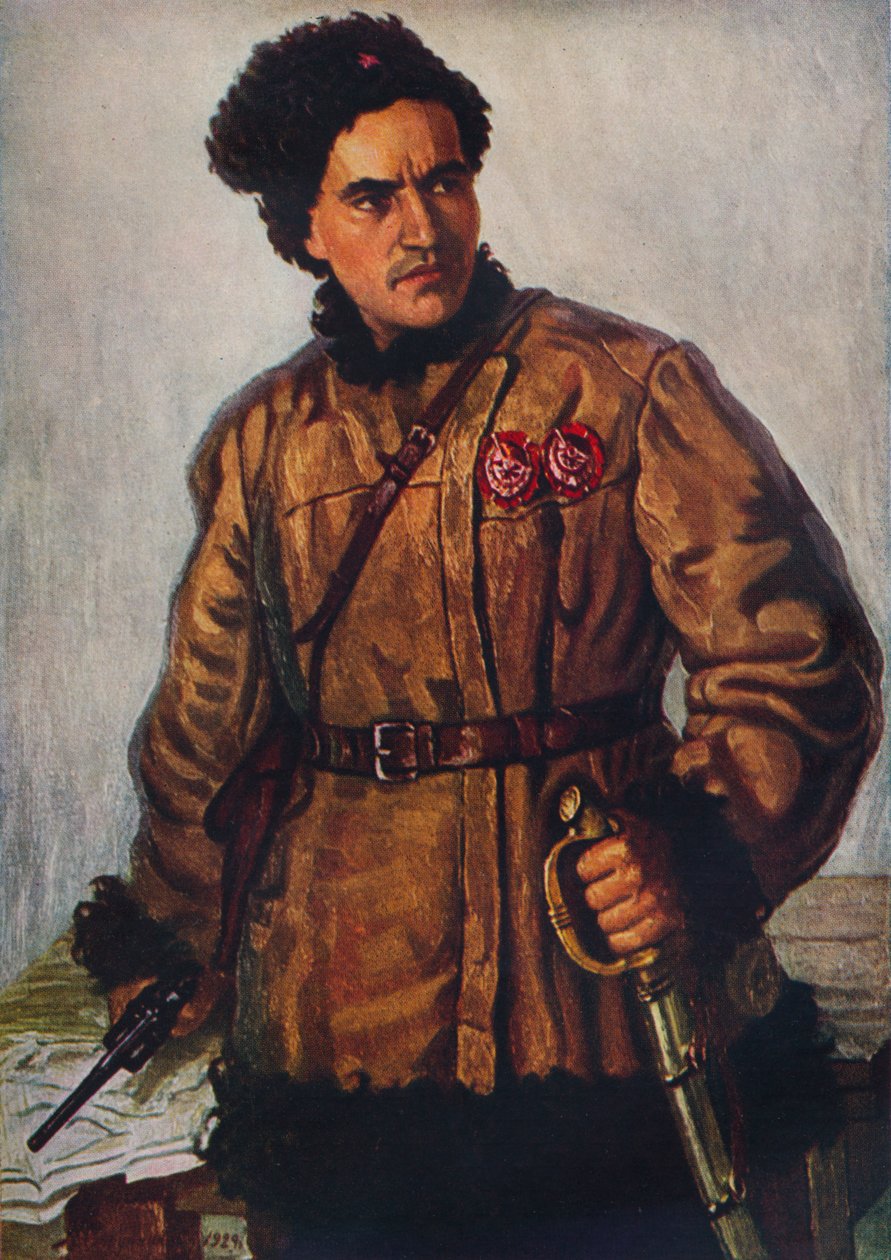 partyzant A.G. Lunev, 1929 autorstwa Nikolai Strunnikov