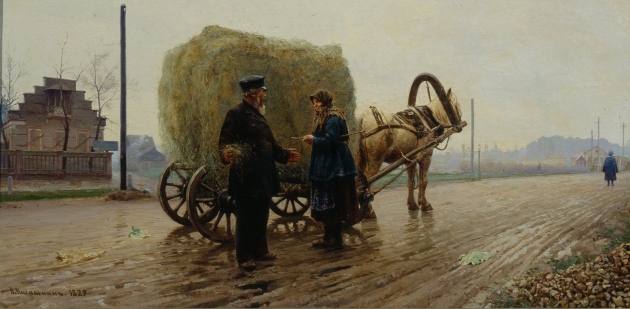 Umowa, 1889 autorstwa Nikolaj Alekseevich Kasatkin