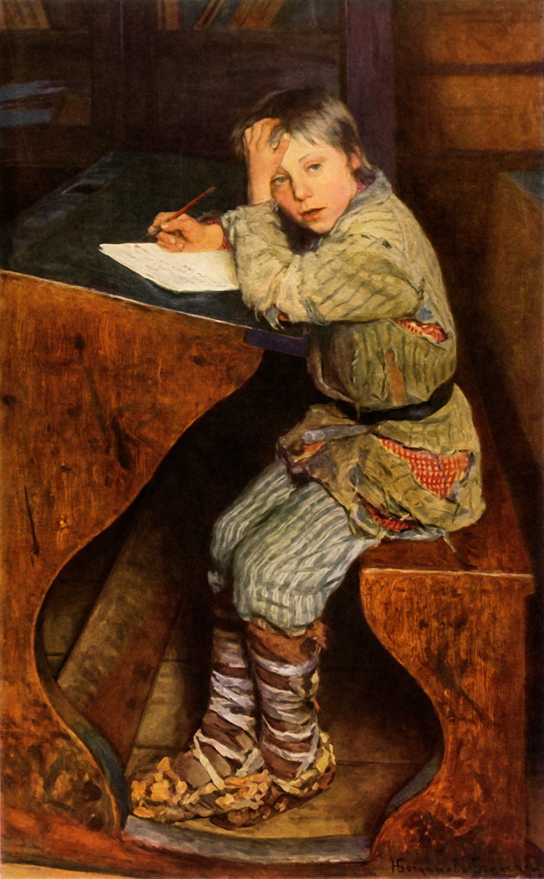„Studium z życia”, c1903, 1965. autorstwa Nikolaj Petrovic Bogdanov Bel