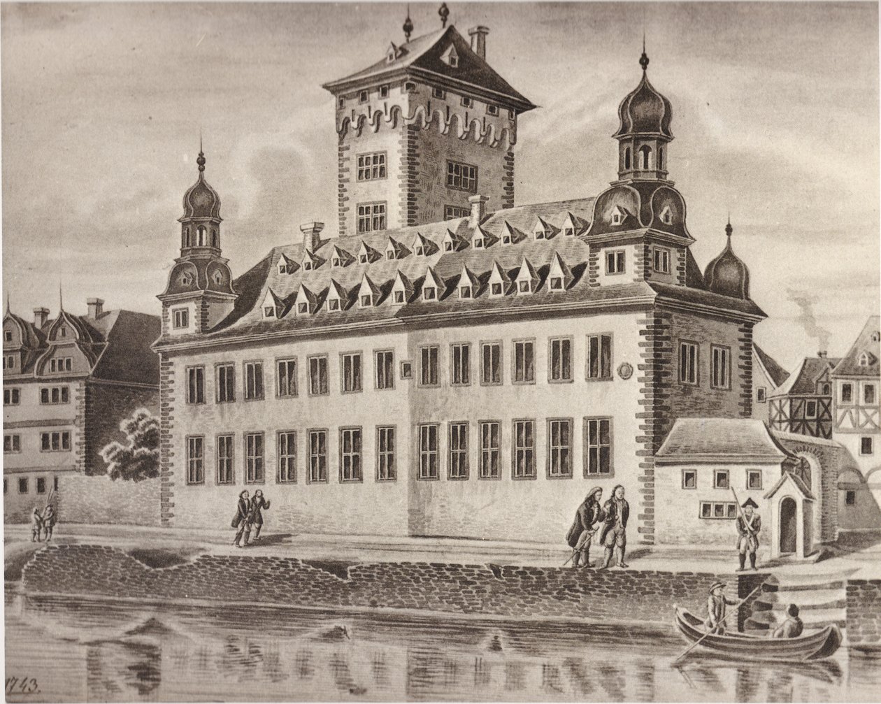 Zamek Elektorski przed 1811 rokiem autorstwa Nikolaus Schlad