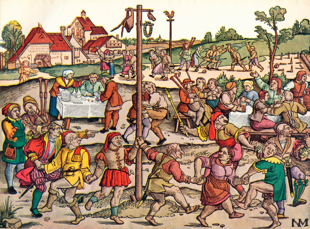 „Święto wieśniaków”, ok. 1530, 1949 r. autorstwa Nikolaus Meldemann