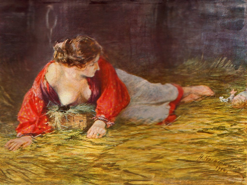 Mamka autorstwa Nikolaj Alekseevich Kasatkin