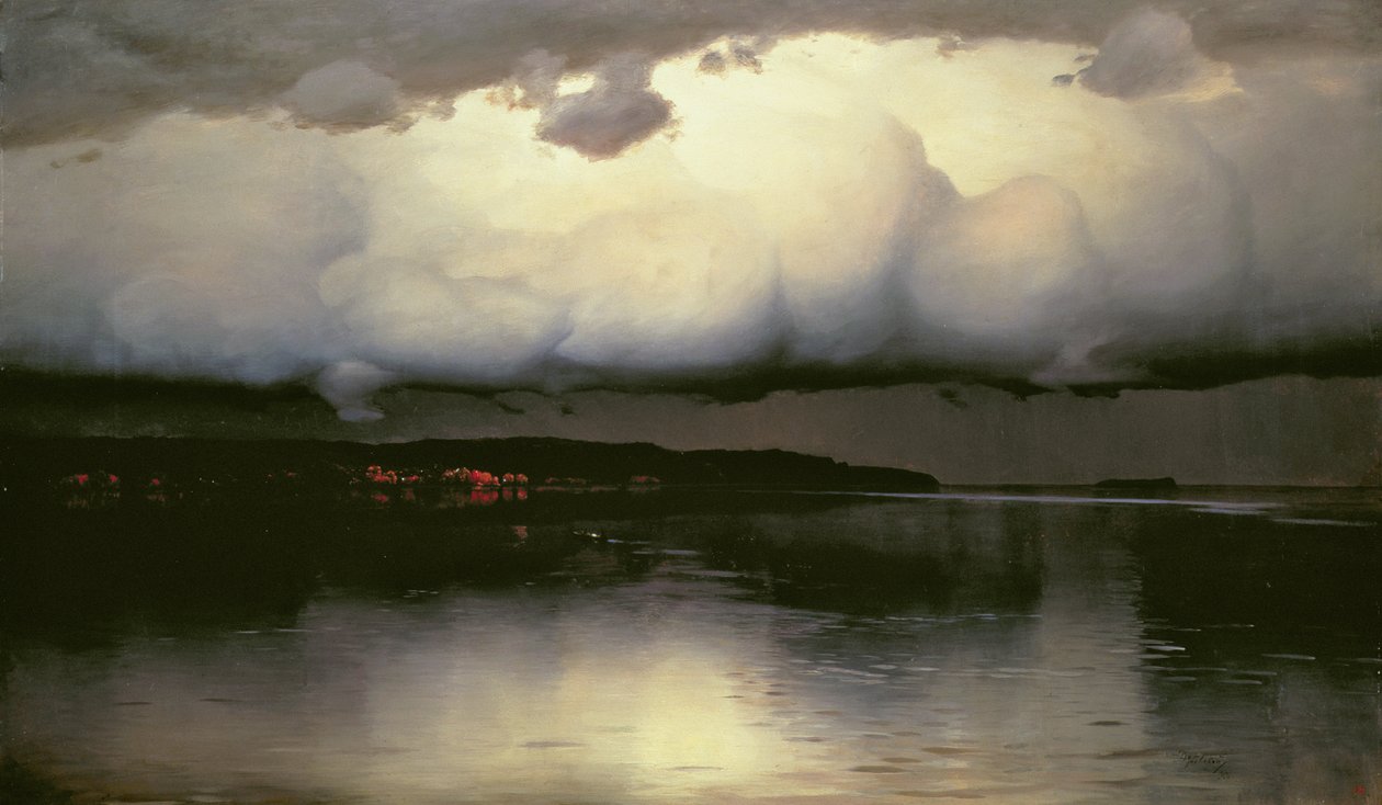 Zrobiło się cicho, 1890 autorstwa Nikolay Nikanorovich Dubovskoy