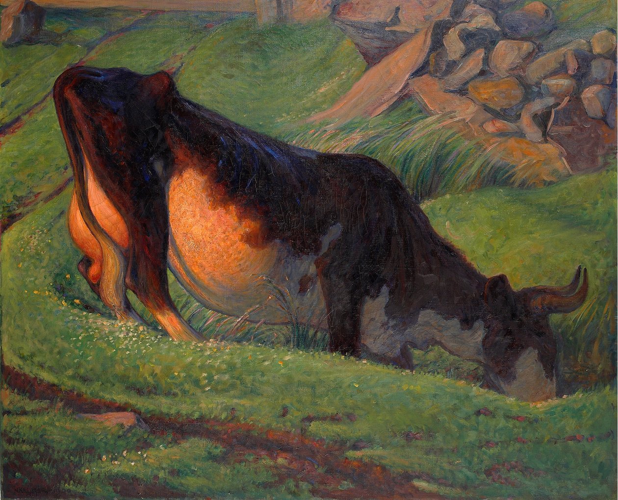 Wypas krowy autorstwa Nils Kreuger
