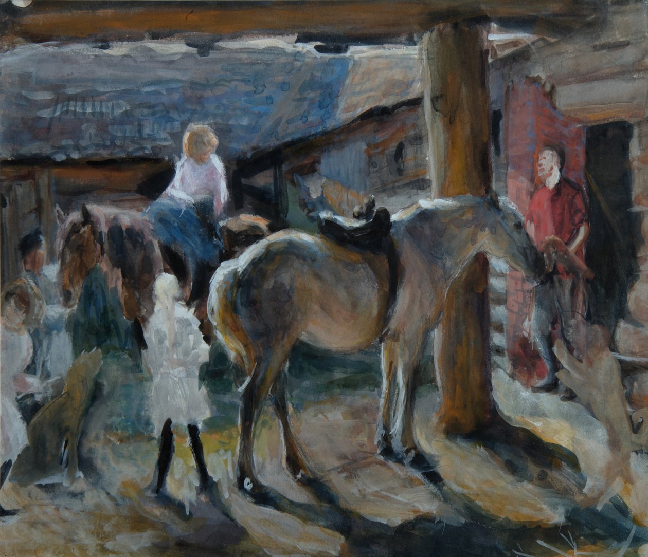 Domotkanowo, 1903 autorstwa Nina Yakovlevna Simonovich Yefimova
