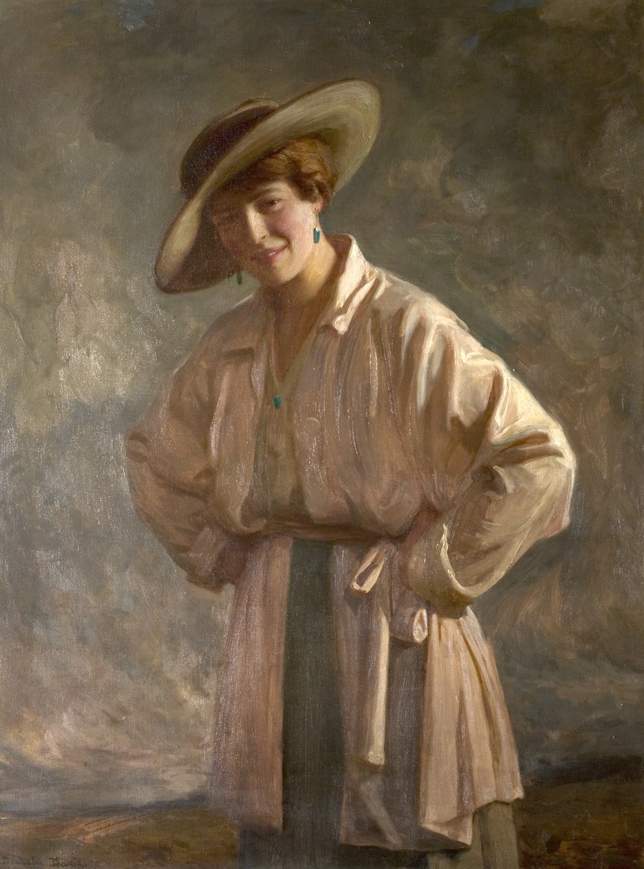 Lois Ball, Sister of Albert Ball, VC (później Mrs Anderson), ok. 1919 (olej na płótnie) autorstwa Noel Denholm Davis