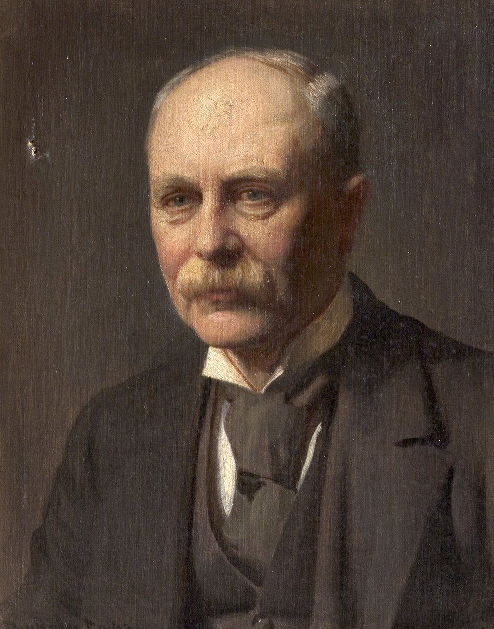 WH. Hurcomb (olej na płótnie) autorstwa Noel Denholm Davis