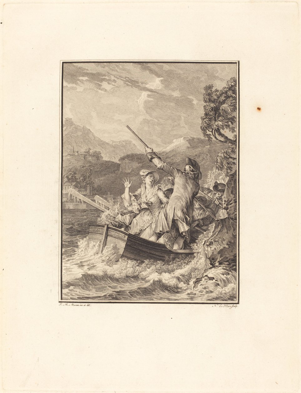 Kora autorstwa Noël Le Mire after Jean Michel Moreau