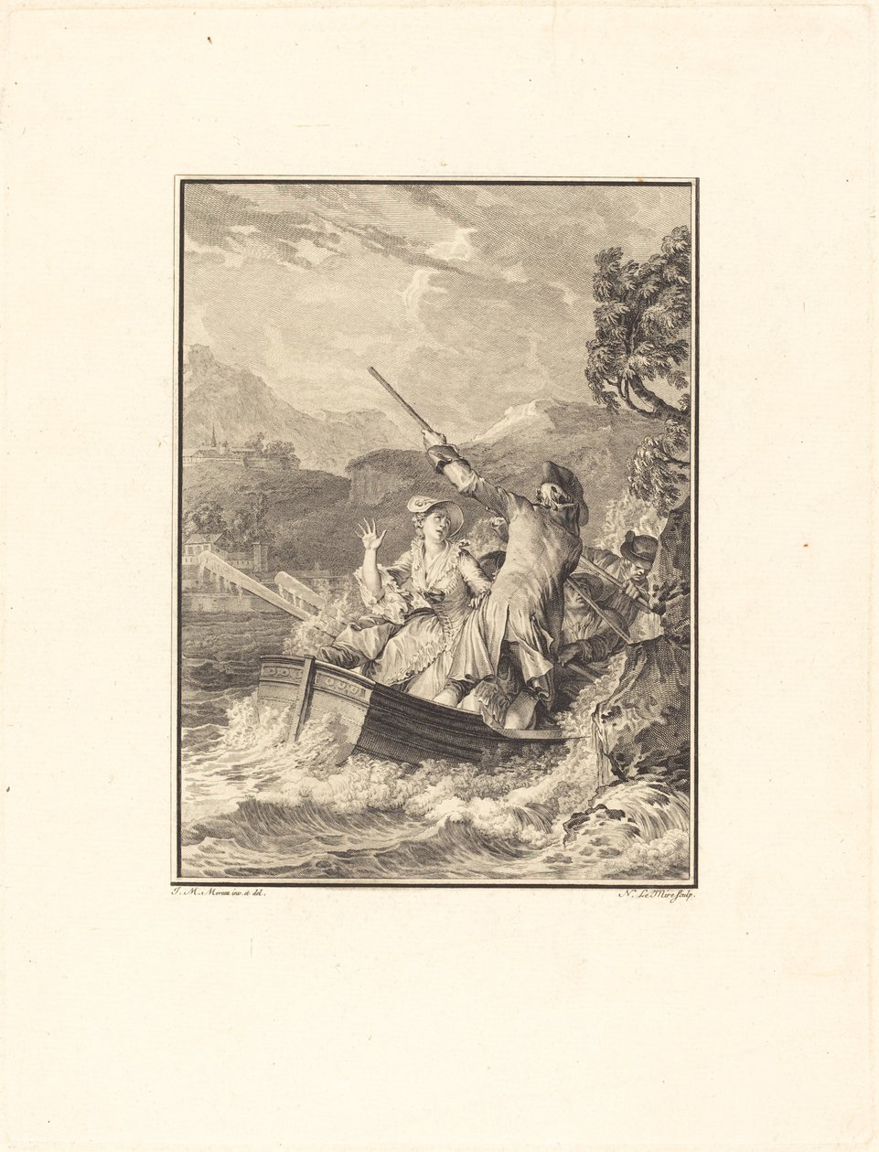 Kora autorstwa Noël Le Mire after Jean Michel Moreau