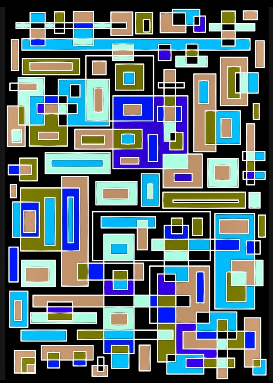 Figury geometryczne autorstwa Nomi Morina