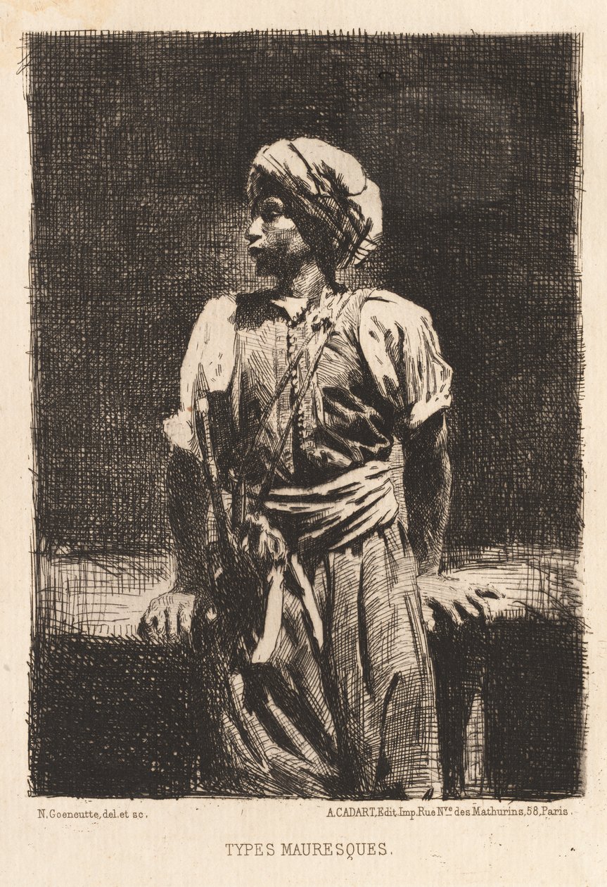 Typy mauretańskie autorstwa Norbert Goeneutte
