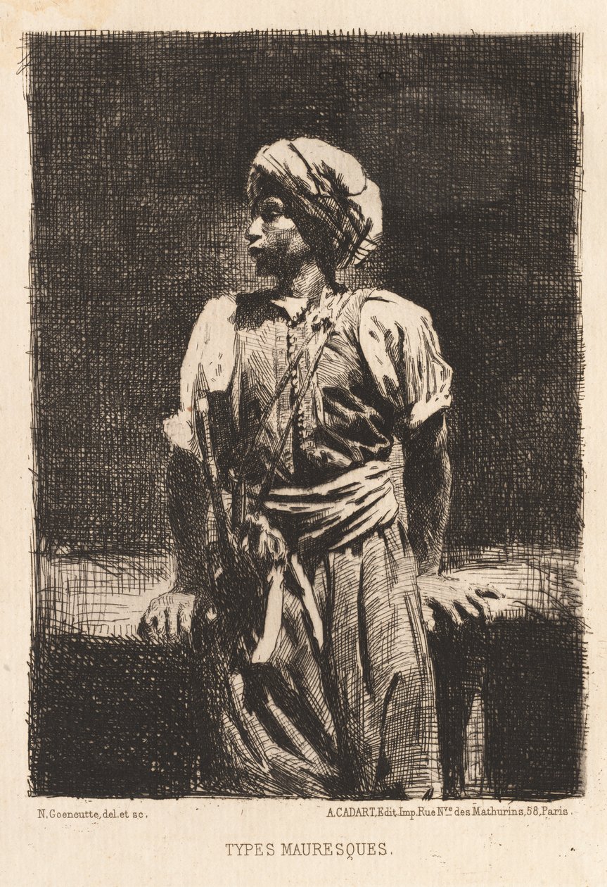 Typy mauretańskie, 1875. autorstwa Norbert Goeneutte