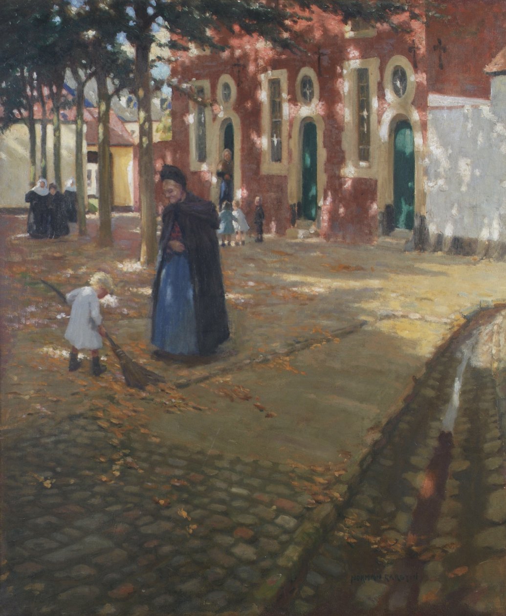 Słońce w beginażu autorstwa Norman Garstin