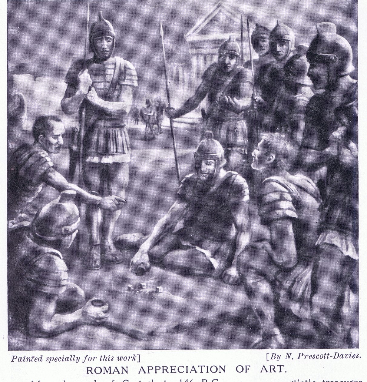rzymskie uznanie sztuki autorstwa Norman Prescott Davies