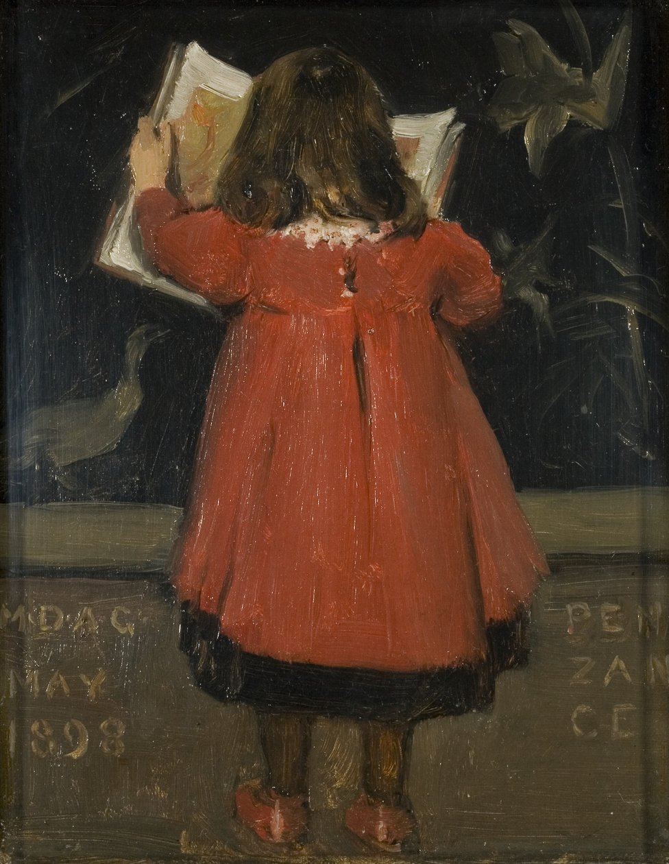 Portret córki artysty, Alethei Garstin autorstwa Norman Garstin