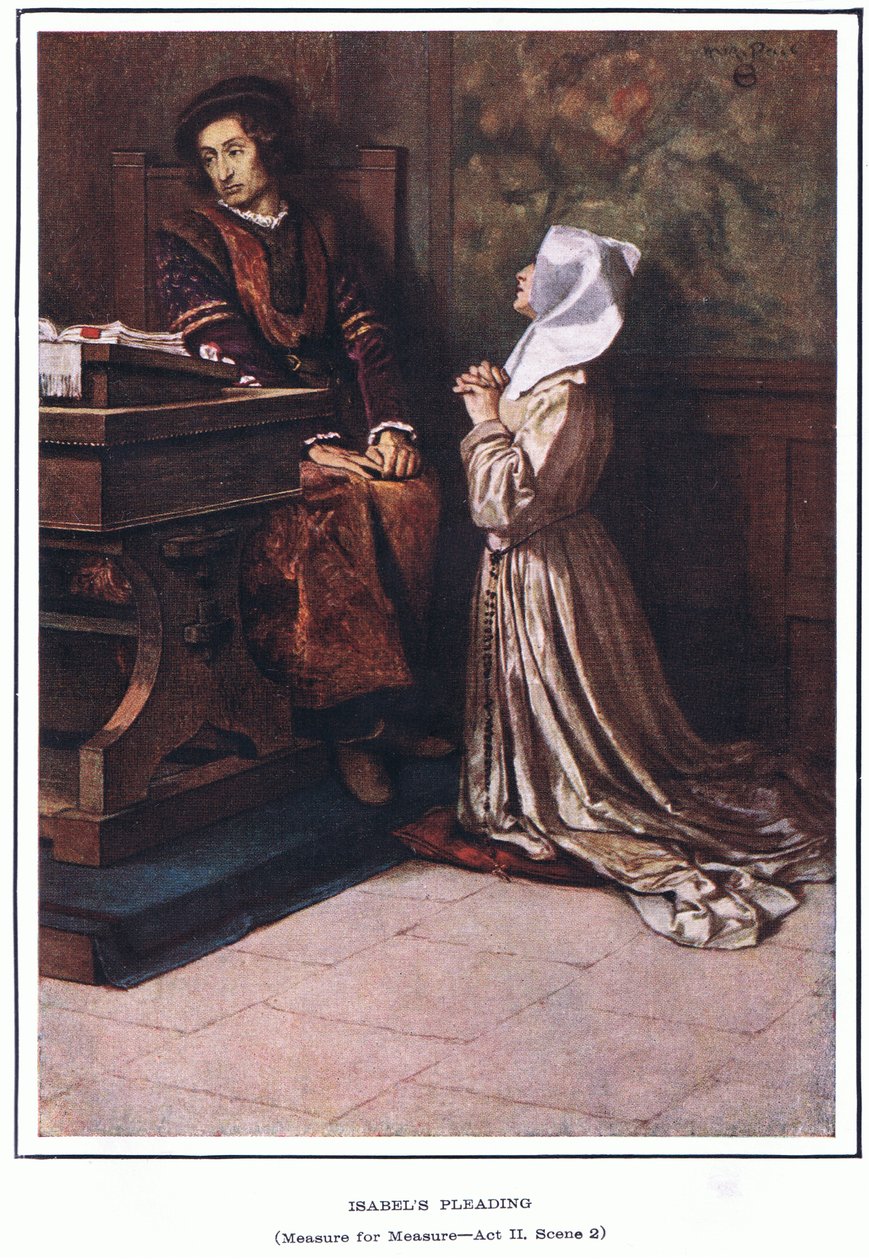 Błaganie Isobel (Miarka za miarkę) autorstwa Norman Mills Price